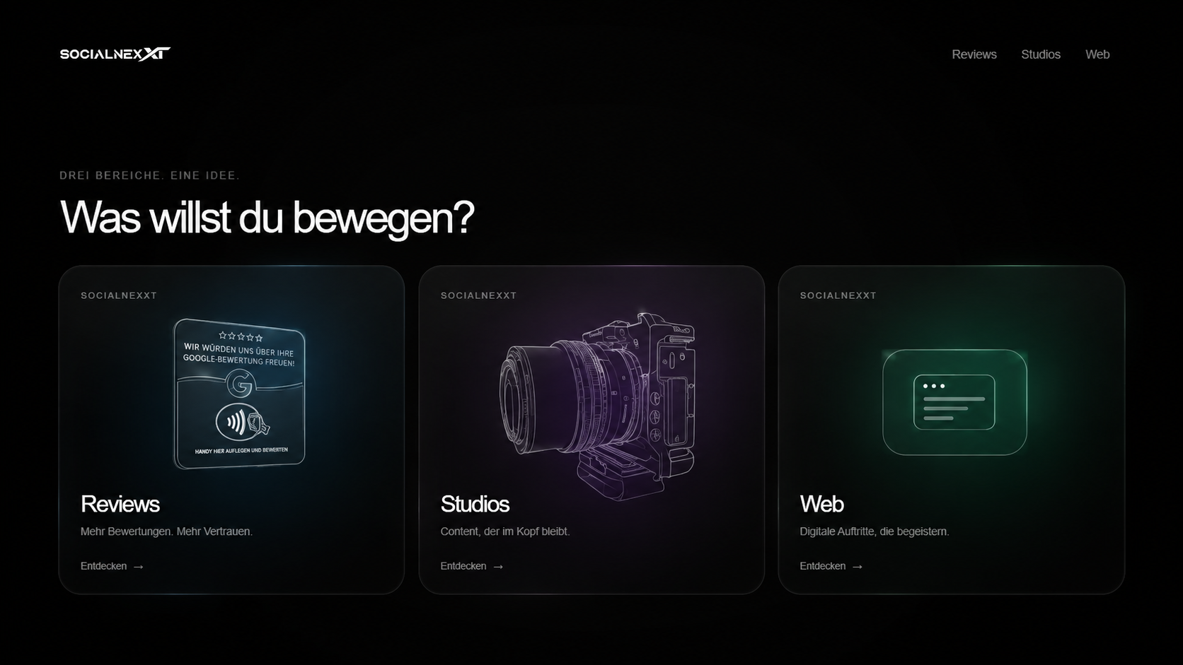 Socialnexxt – Digitaler Markenauftritt